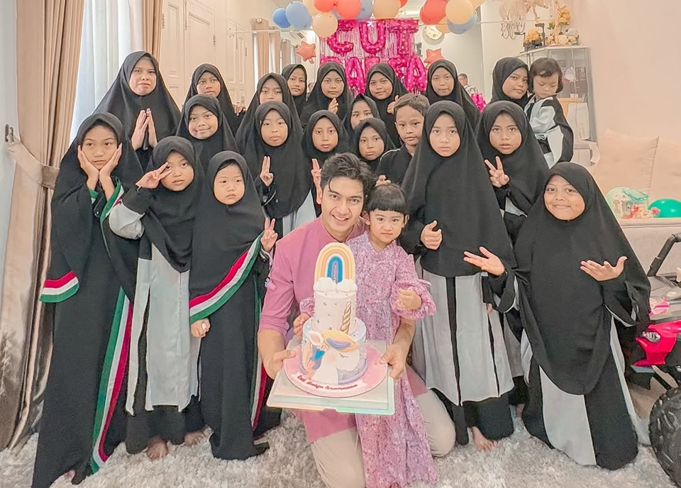 Teuku Ryan Gelar Pesta Ultah Sederhana Untuk Moana Tanpa Kehadiran Ria Ricis [Instagram]